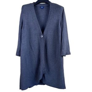 Women's Blue Cardigan Sweater